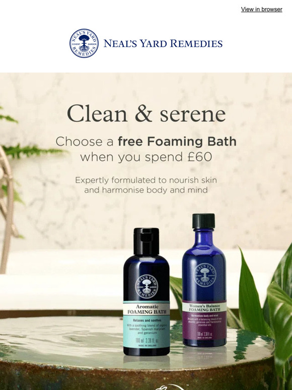 Neals Yard Remedies Email Newsletters Shop Sales, Discounts, and
