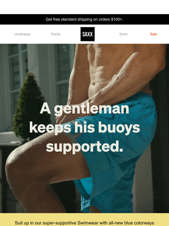 SAXX Underwear Email Newsletters Shop Sales, Discounts, and Coupon Codes