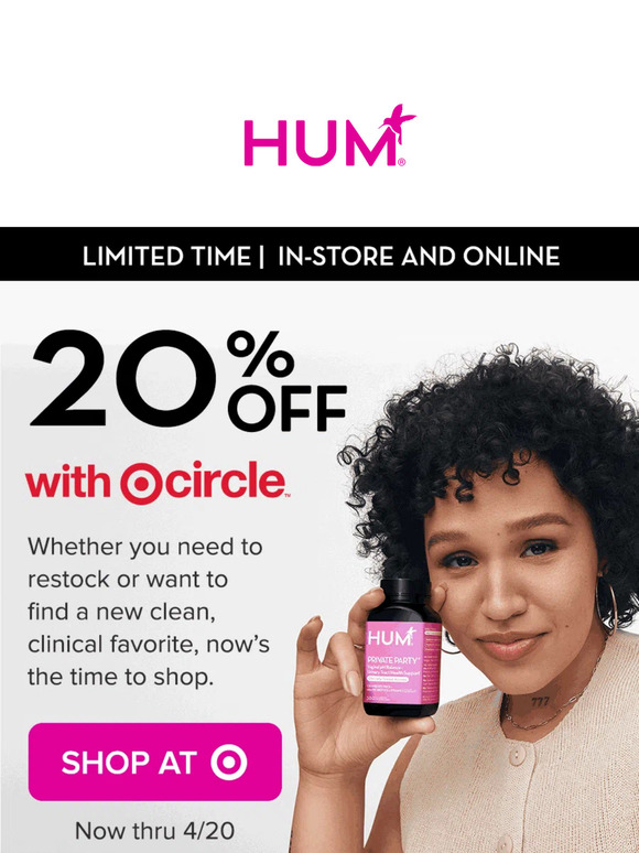 HUM Nutrition Email Newsletters Shop Sales, Discounts, and Coupon Codes