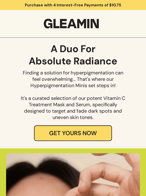 Vanquish Hyperpigmentation with Our Mini Set