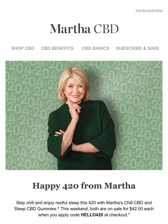 420 starts early with code HELLO420