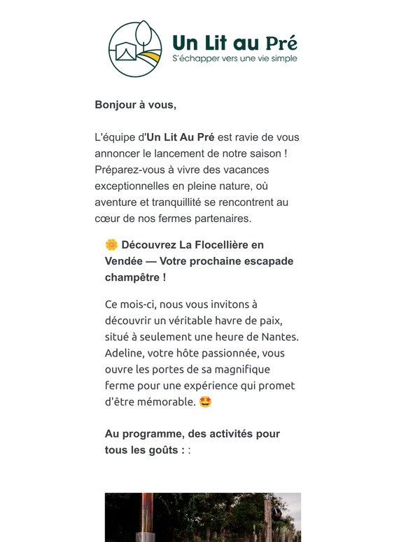 🌿 Préparez-vous pour une aventure inoubliable à la ferme !
