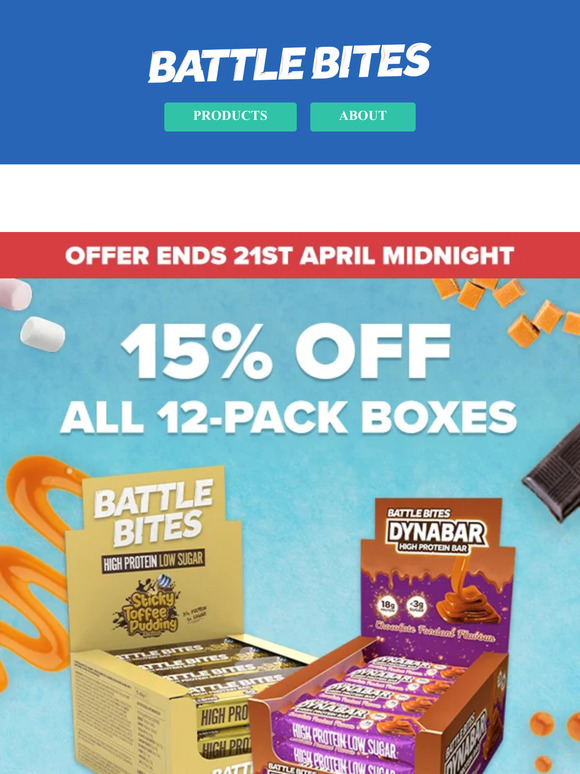 ❗ Last Chance!  15% Off All 12-Pack Boxes Ends Tonight