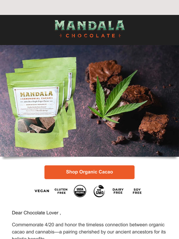 🌱Celebrate 420 with Mandala Chocolates: Embrace the Ancient Harmony 🌱 🍄🍫