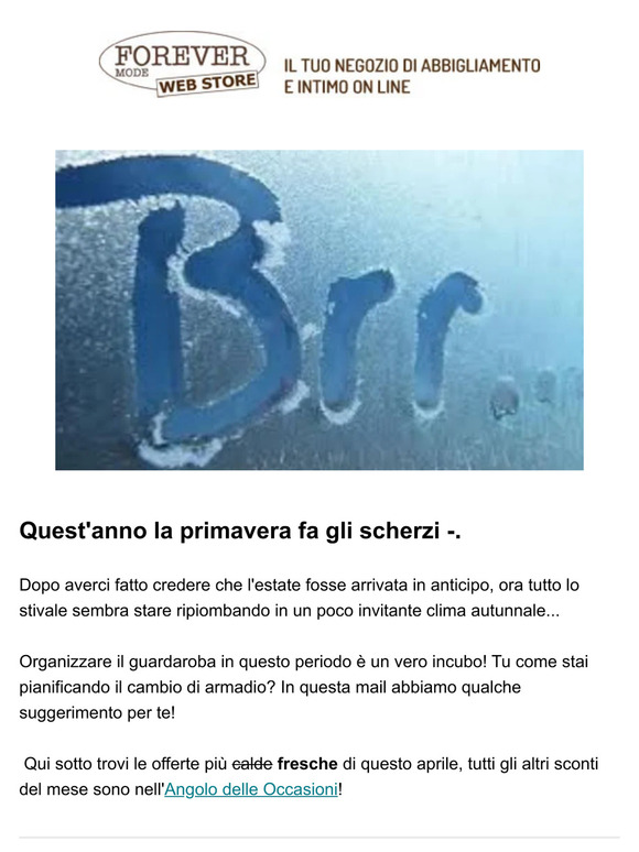 Ecco le offerte più "fresche" di aprile ❄️
