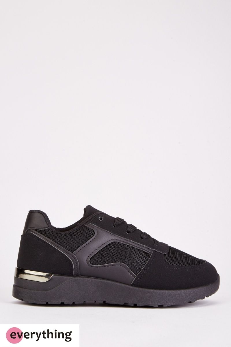 Perforated Mesh Contrasted Trainers