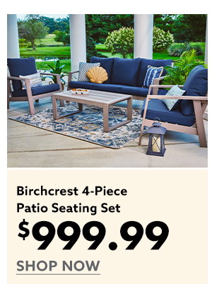 Birchcrest 4-Piece Patio Seating Set