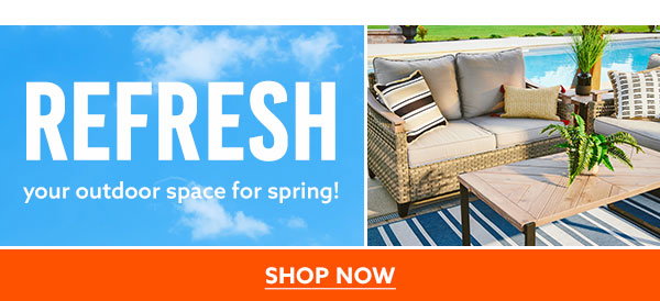 Refresh your outdoor space for spring!