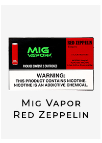 Mig Vapor Red Zeppelin - 5 Pack