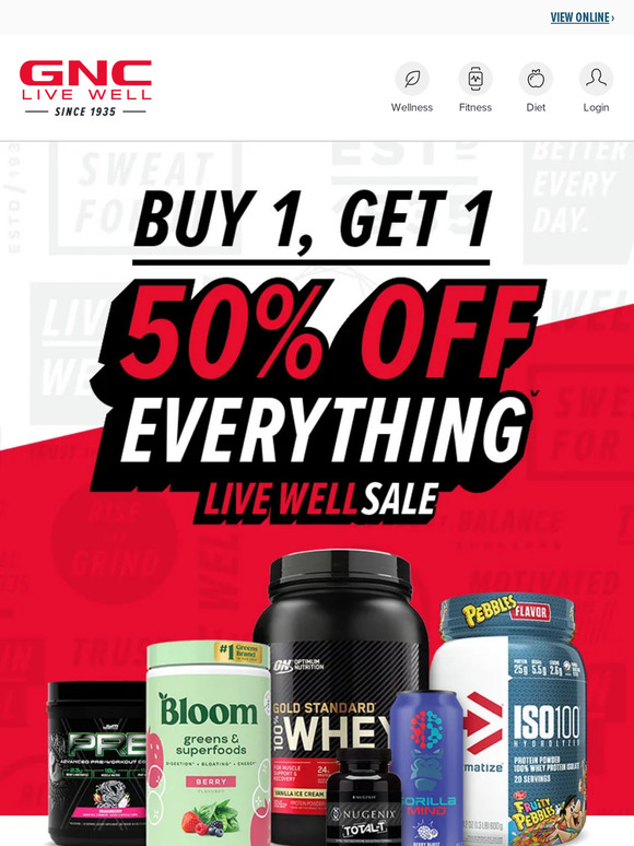 GNC: All bestsellers and new products on sale now! 🔥 🔥 | Milled