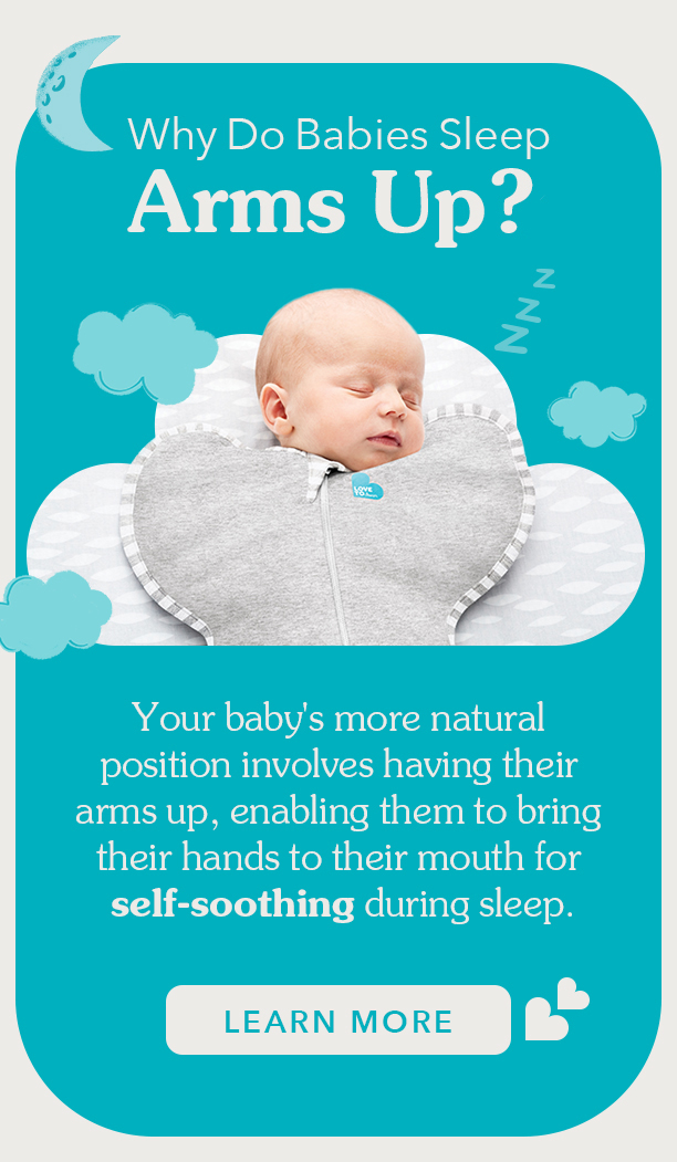 Love to Dream Why do babies sleep Arms Up?👶 Milled