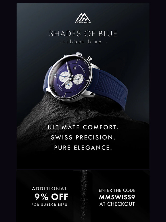 Discover the Shades of Blue rubber - A Timepiece Like No Other