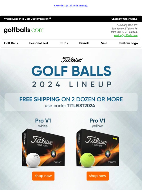 golfballs: Titleist Pro V1 & Pro V1x Golf Balls + 2024 AVX, Tour Soft ...