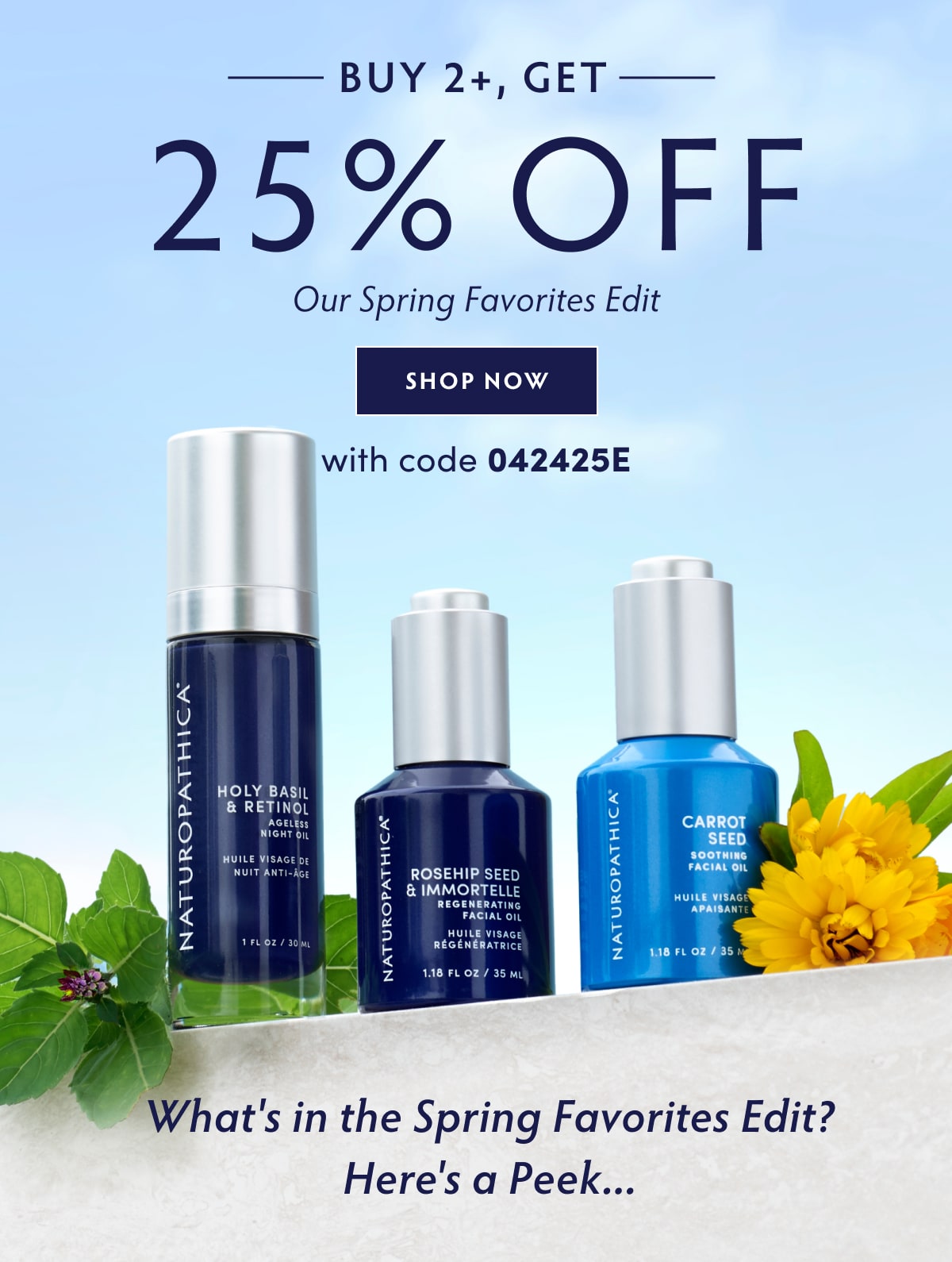 Get 25% Off When you buy 2 or more items from our Spring Favorites Edit. Use code 042425E. SHOP NOW | What's in the Spring Favorites Edit? Here's a Peek: