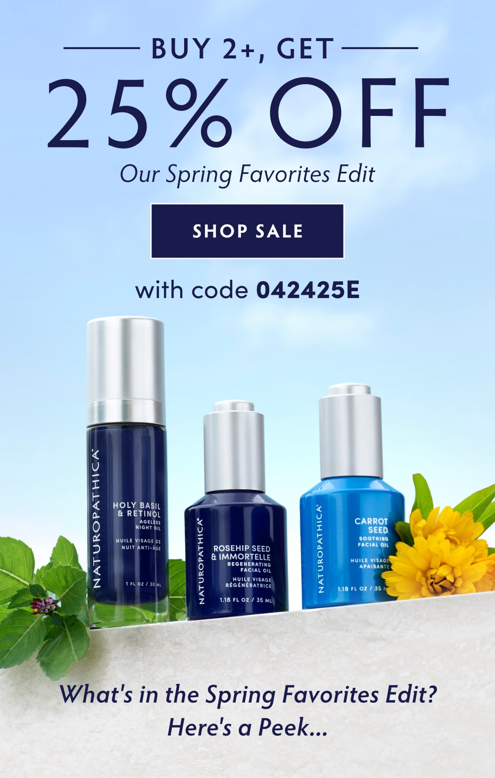 Get 25% Off When you buy 2 or more items from our Spring Favorites Edit. Use code 042425E. SHOP NOW | What's in the Spring Favorites Edit? Here's a Peek:
