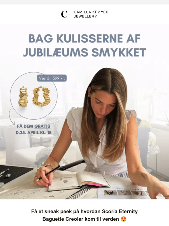 Kom bag kulisserne af jubilæums smykket 🥰