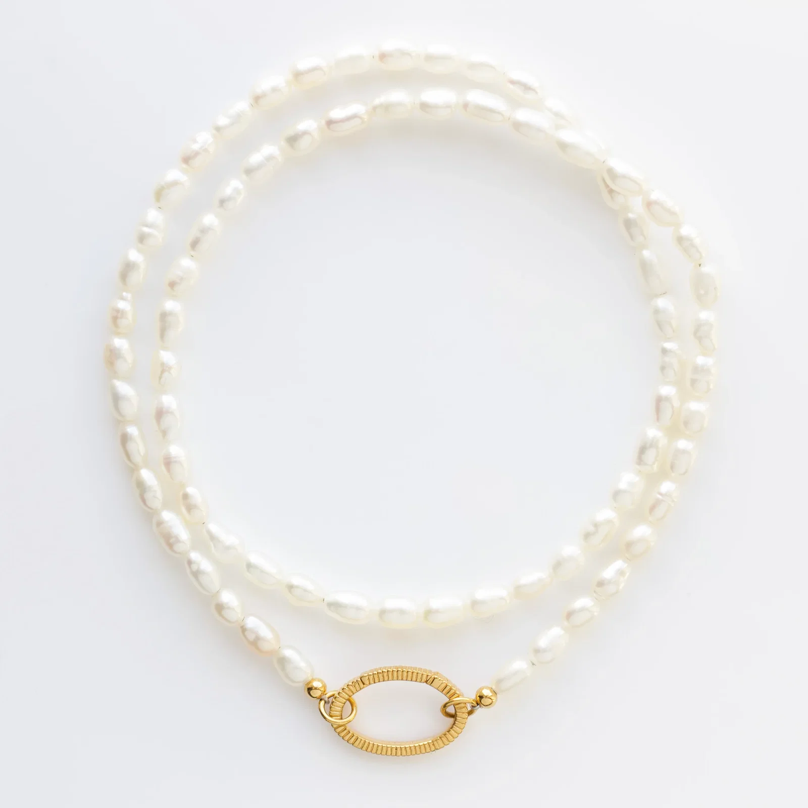 Image of Double Wrap Sunray Pearl Bracelet