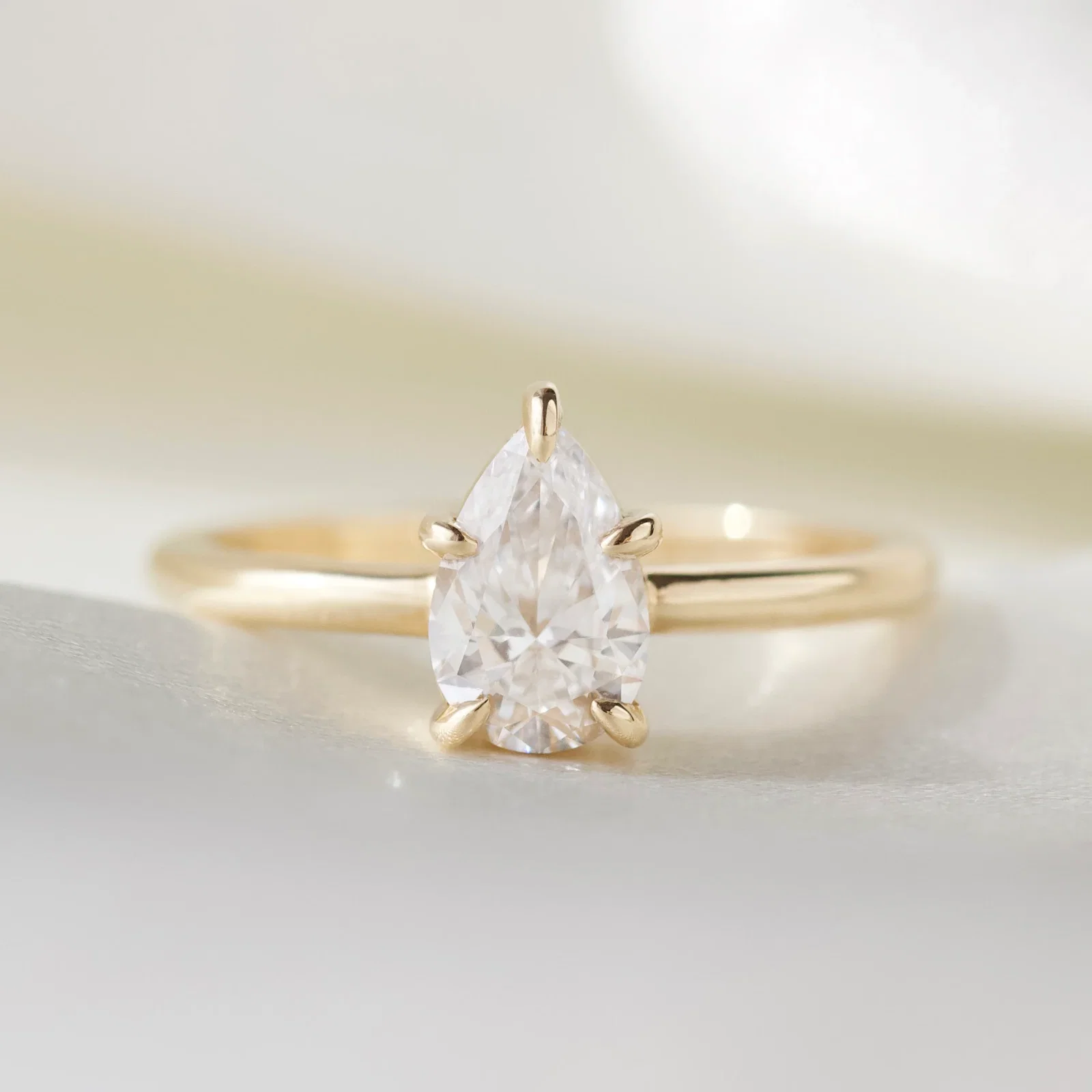 Image of Isla 1ct Pear Solitaire Ring