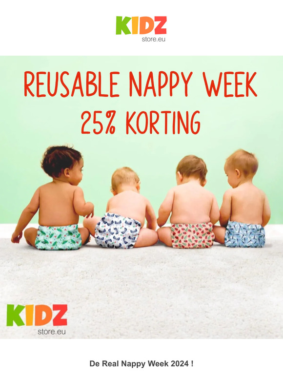 🌎REUSABLE NAPPY WEEK🌎 25% Korting!
