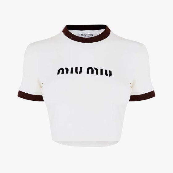 CROP LOGO T-SHIRT