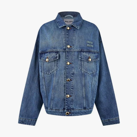 DENIM BLOUSON JACKET