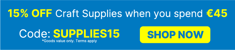15% off craft supplies