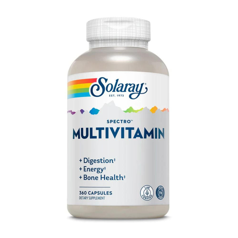 Image of Solaray Spectro Multi-Vita-Min Iron Free 360 Caps