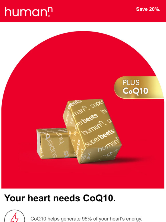 HumanN What exactly does CoQ10 do for heart health support? Milled
