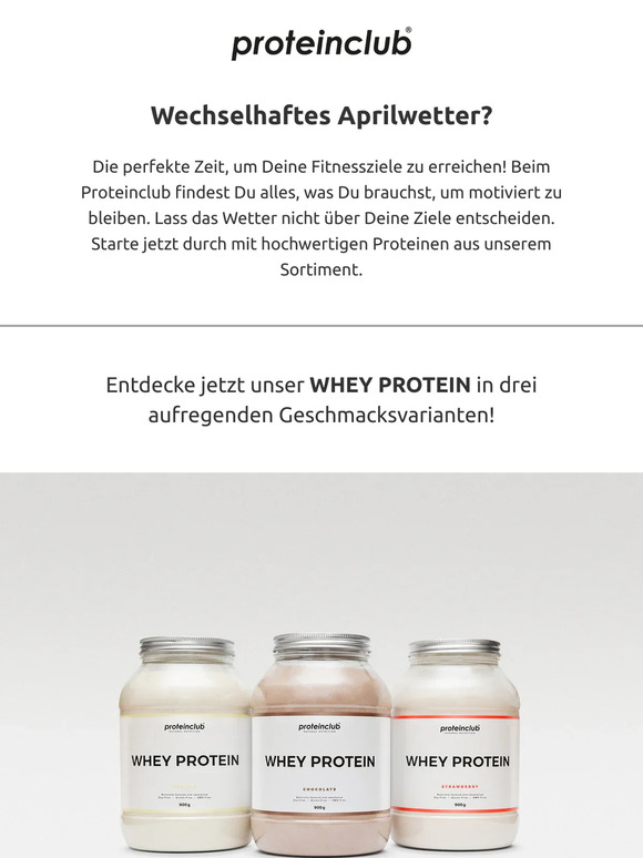 Wechselhaftes Aprilwetter? Zeit für Deine Fitnessziele!