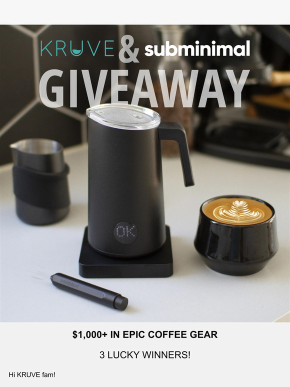 April Giveaway KRUVE & Subminimal
