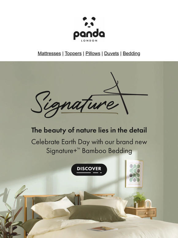 Meet our Signature+™ Bamboo Bedding 🐼