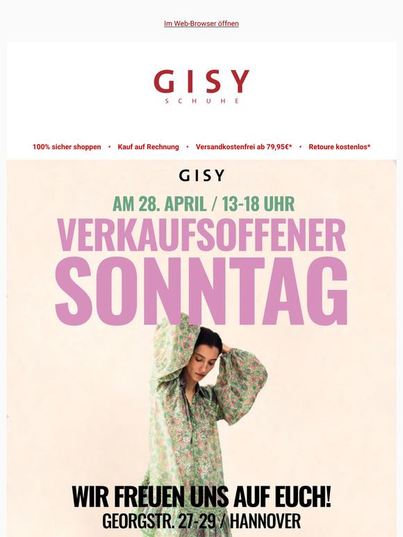 Verkaufsoffener Sonntag 28.04. | 13-18 Uhr 🛍️👠👟