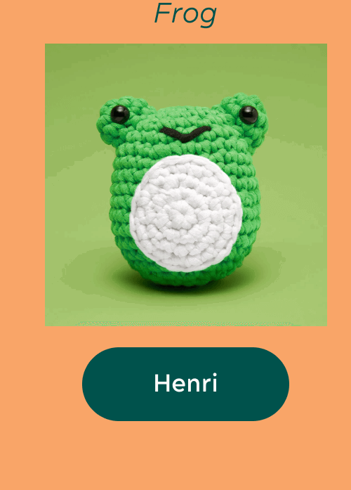 Frog Henri the Frog [Shop Now]
