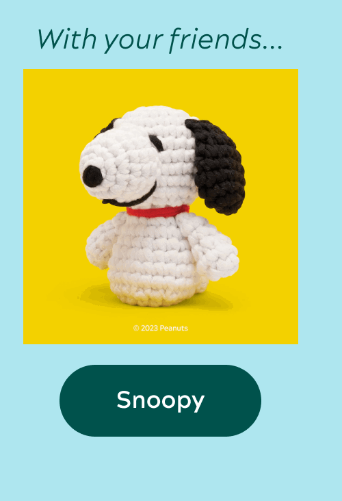 Pretend with your best friends…  Snoopy  [Shop Now]