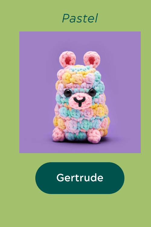 Pastel Pastel Gertrude the Llama  [Shop Now]