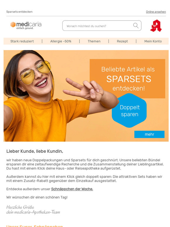 Lieblingsartikel im Set