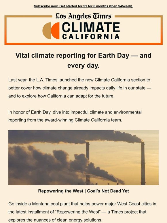 Vital climate reporting for Earth Day and beyond 🌎