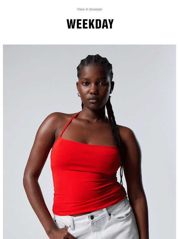 Standout colours: Bright red
