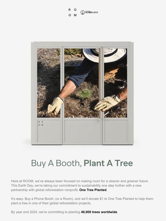 Buy a Booth, Plant A Tree
