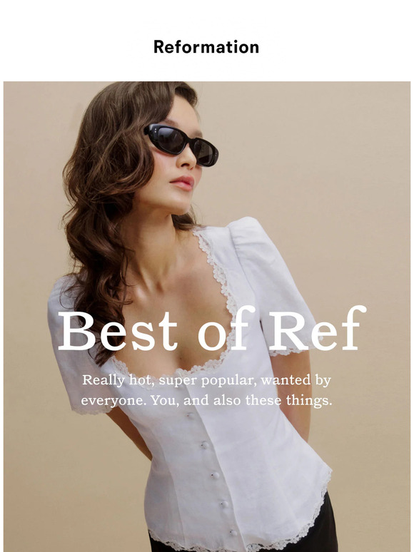 Reformation Email Newsletters Shop Sales, Discounts, and Coupon Codes