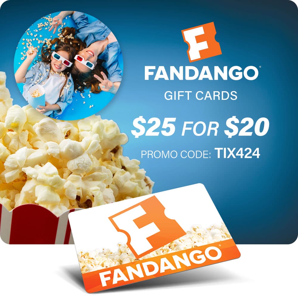 eGifter Save on The Fall Guy tickets 🍿 Fandango Gift Card Sale Milled