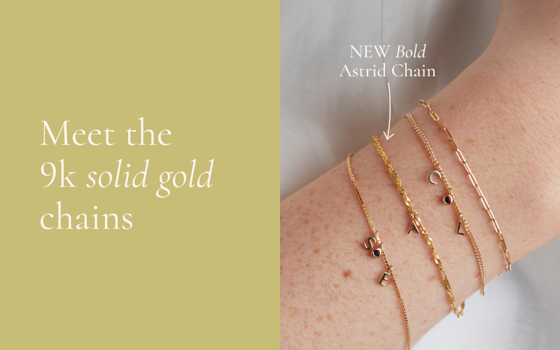 Meet the 9k solid gold chains