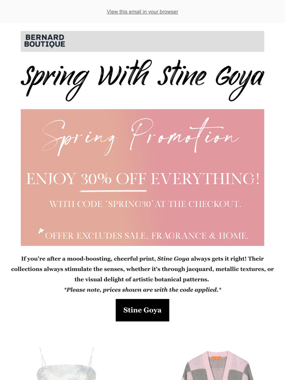 Spring With Stine Goya 💐