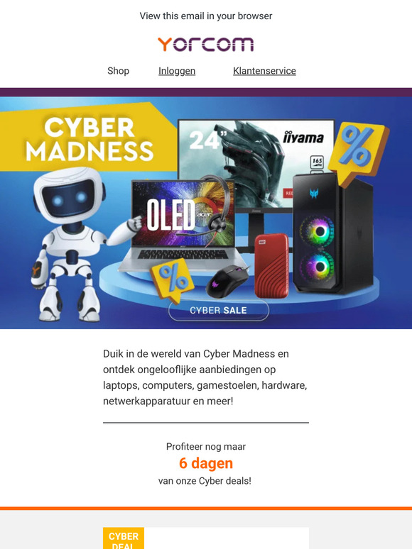 🔥Cyber Madness DEALS | Nieuwe e-Readers & Gamestoelen