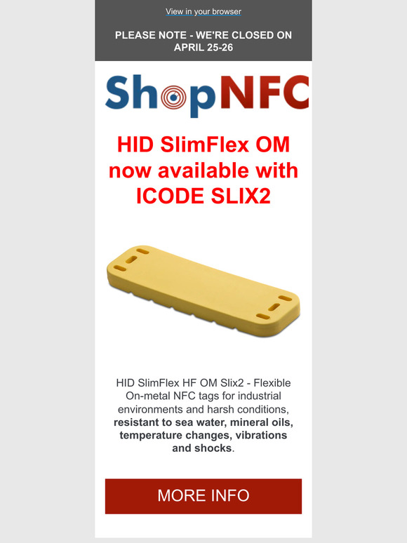 SlimFlex OM now available w/ SLIX2