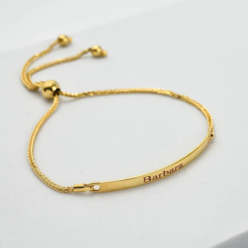 Image of Engravable Bar Bracelet