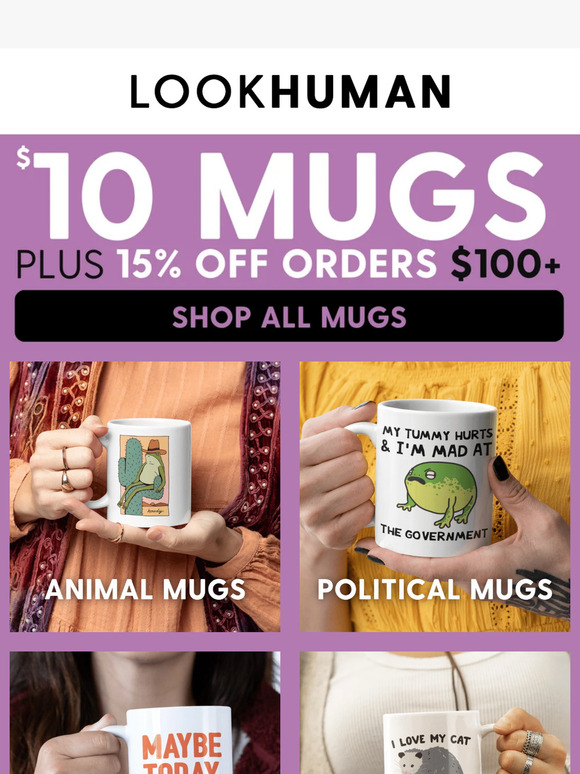 $10 Mugs Just Landed