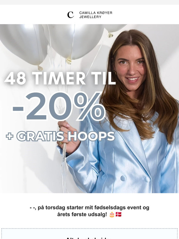 48 timer til årets første udsalg 🎂