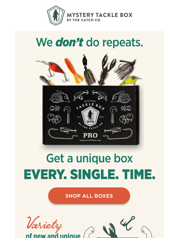 Never get the same box twice 🙅‍♂️