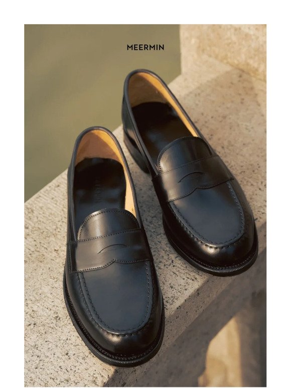 Meermin Shoes: All New: Casual Shell Cordovan Loafers | Milled